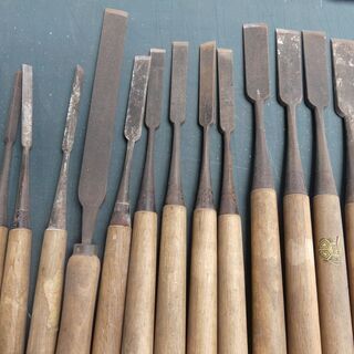 中古／たのしい木工、DIY,彫刻刀、ノミの画像
