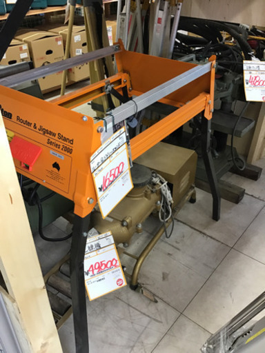【中古美品】ルーター&ジグソースタンド triton