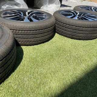 アルファード 純正タイヤホイールセット バリ溝