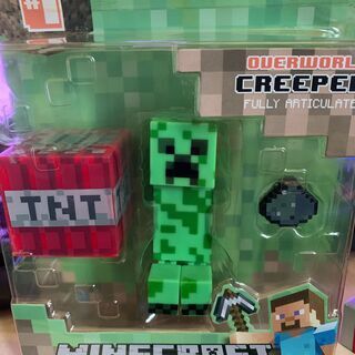 〆マインクラフト　クリーパーフィギュア