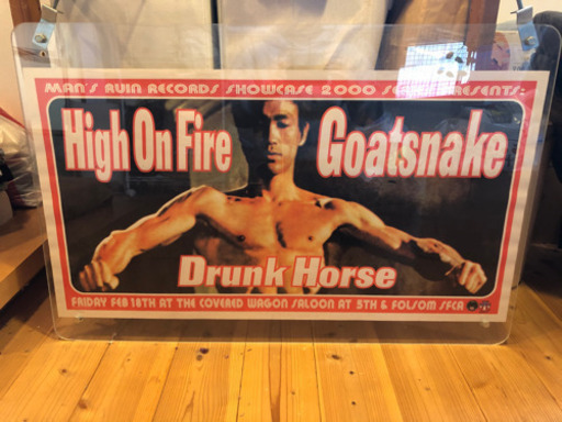 ハイ・オン・ファイア　ポスター　high on fire goatsnake ブルースリー