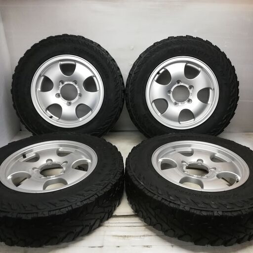 ★ノーマルタイヤ・ホイール 4本セット★ 185/85R16 8PR ヨコハマタイヤ GEOLANDAR M/T G003 2017年製 16x5.5J 5H -139.7 ジムニー　～横浜市旭区 ズーラシア近く～ 24,282円