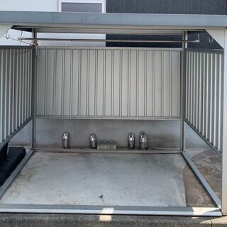 自転車小屋　ダイマツ多目的万能物置 DM-10壁面パネルショート...