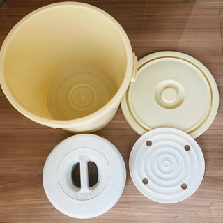 漬け物　容器　樽　重し　漬物石