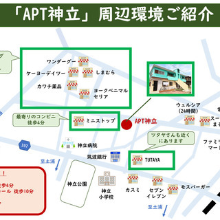 【ネット無料・駐車場込・敷礼０ / 外国人相談可 】 土浦市神立中央　2DK　好立地 -- Foreigner-Friendly Apartment for Rent - 土浦市