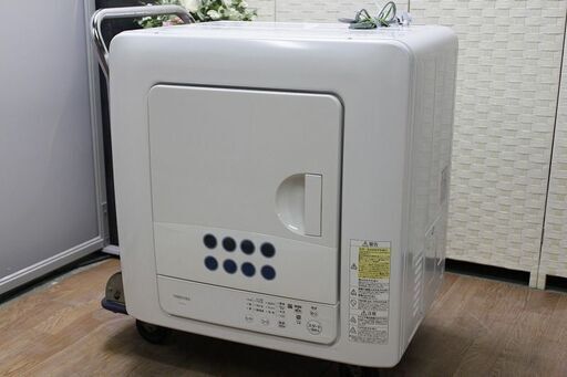 h東芝  ED-608-W 衣類乾燥機 ピュアホワイト [乾燥容量6.0kg] 2019年製 TOSHIBA 乾燥機 店頭引取大歓迎♪ R3402)