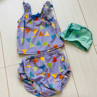 DADWAY 水着　女の子　紫　80センチ
