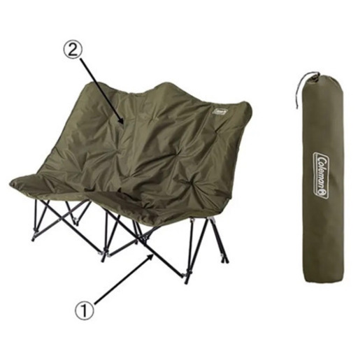 ❗️新品未使用品❗️Coleman ソファダブルチェア×4