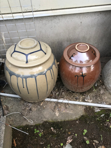 お取引感謝【２個】ツボ・蓋付き