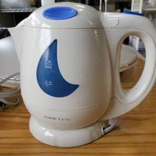 ドリテック　電気ケトル　ワクワクケトル　0.8L