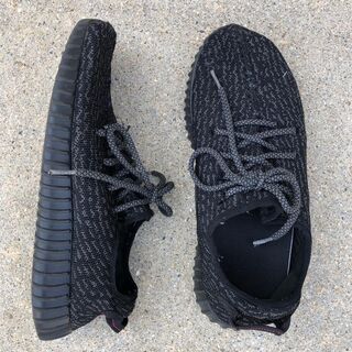 くつ　アディダス　黒