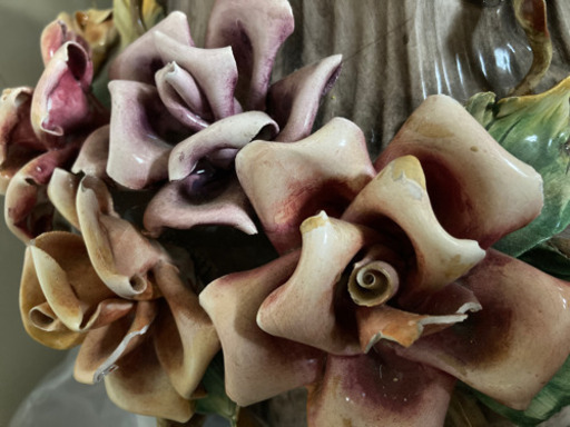 造花、豪華な花瓶