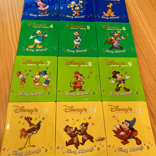ディズニー英語システム シングアロングDVD CD【値下げ】