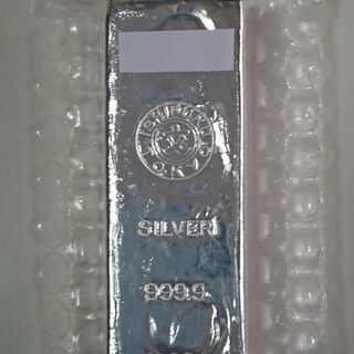 ☆純銀 インゴット 1000g ☆石福金属工業　品質999.9 ...