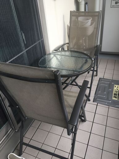 ベランダ用テーブル＆チェアーセット