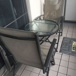 ベランダ用テーブル＆チェアーセット