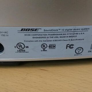 【愛品館江戸川店】BOSE「SoundDock 10 digital music system」ID：132-010752-007の画像