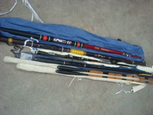 釣竿/釣具 計6点セット センチュリーDX波止300 FRIEND360/PG大島2号/ニューチヌ関西/陽だまり