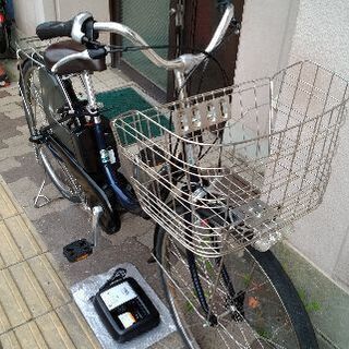 [YAMAHA]PASS Natural 26吋電動アシスト自転車 アルミ/12.8Ahバッテリー/ネイビー