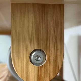 【売ります！】無印パイン材シェルフ（ハンガー/収納小物付き）の画像