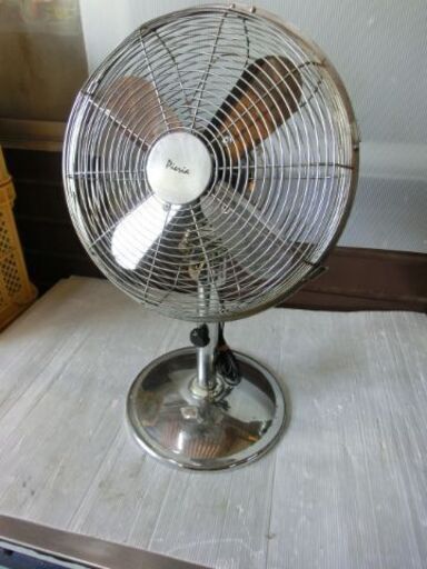 D310　同志社　ドウシャ　メタル扇風機　pinia　４枚羽根
