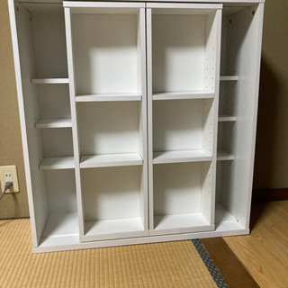 ニトリ スライド書棚 モッサ80【組み立て済】