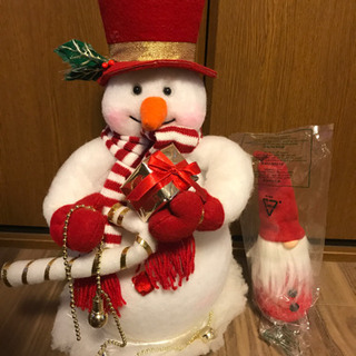 【お取引決定】雪だるま　クリスマス飾り　サンタ