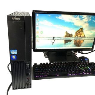 直ぐ使えます。モニタ付デスクトップPC 特盛2000GB corei3 メモリ12GB/Win10/Office 