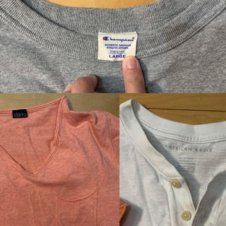 無料！夏物ブランド古着6点セット Deus Ex Machina Volcom Champion American Eagle 他の画像