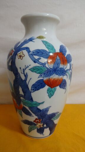 レトロ 未使用品 有田焼 弥左ヱ門 花瓶