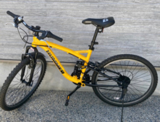 ほぼ新品4月購入1時間使用26インチ ハマー21段MTB 自転車「CAR2101」