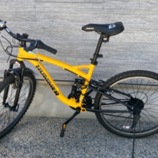 ほぼ新品4月購入1時間使用26インチ ハマー21段MTB 自転車「CAR2101」