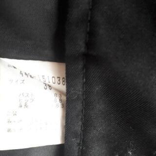 & byP&D　ブラックコート　38サイズの画像