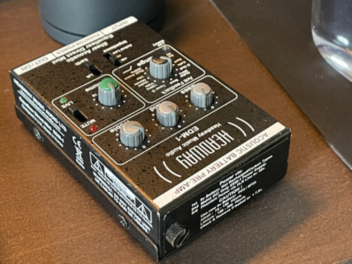 【18Vアダプタ付き】HEADWAY EDM-1 アコースティック プリアンプ