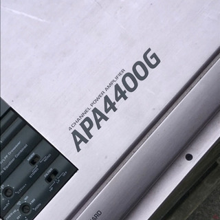 お取引感謝【動作未確認】アゼスト・パワーアンプ・ＡＰＡ４４００Ｇ・ジャンク扱いでお願いします。の画像