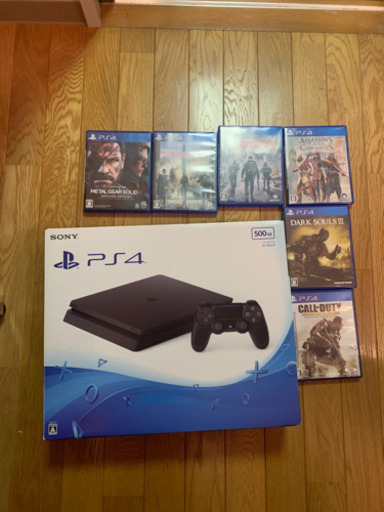 ps4本体+箱+ソフト