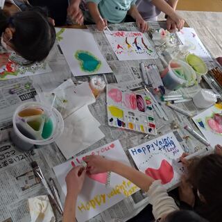 小学生のための英語の学童、アートクラブ！の画像