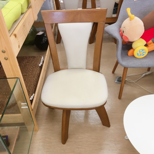 回転チェア☆幅62.5×奥行62.5×高さ90(座面まで40)cm☆座面固め☆中古品