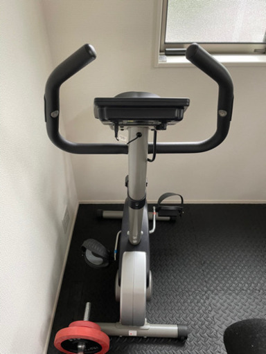 ALINCO(アルインコ) エアロマグネティック フィットネスバイク AF6200 見やすい大型液晶メーター 心拍・体力測定付き 8段階負荷調節 スタンダードモデル