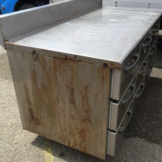 希少品☆ ホシザキ 業務用 ドロワー冷蔵庫 厨房 キッチン 9ドア 小分け コールドテーブル 台下冷蔵庫の画像