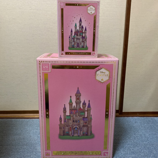 ディズニー　プリンセス　キャッスルコレクション　オーロラ姫　オーナメント　フィギア　城　眠れる森の美女