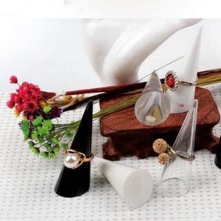 指輪  指輪ケース リングスタンド 透明 アクリル 展示 ディス...