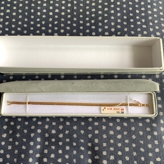 新品　K18 6面W 喜平ブレスレットの画像