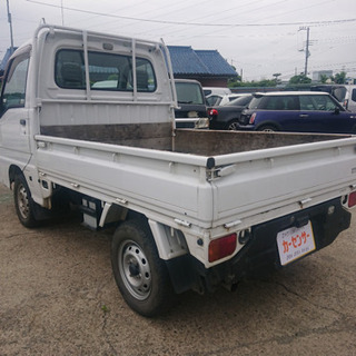 【支払い総額10.8万円】車検令和4年5月 サンバートラック タイベル交換済  調子良好 AC  乗って帰れる！の画像