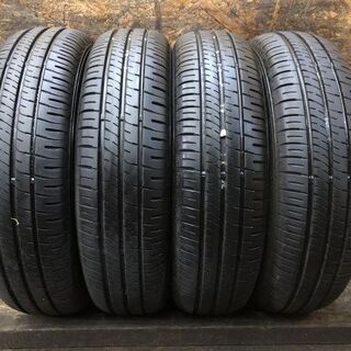DUNLOP ENASAVE EC204 165/70R14 14インチ 夏タイヤ 4本 2020年製 バリ溝 ヴィッツ マーチ スイフト パッソ等　(VTO382) クレジットカード QR決済可能