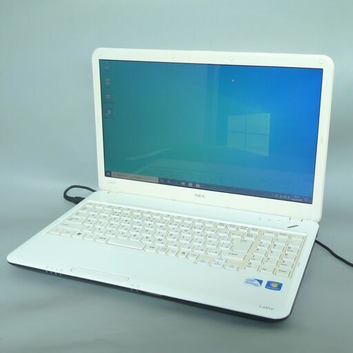1台限定 送料無料 ノートパソコン 中古良品 Windows10 15.6型 NEC PC-LS150DS1YW Pentium 4GB 320G DVDRW 無線LAN LibreOffice 即使用可能