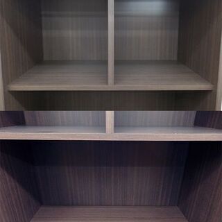 千歳市/恵庭市 ユーアイ レンジボード ダークブラウン 食器棚 家具 ファニチャー