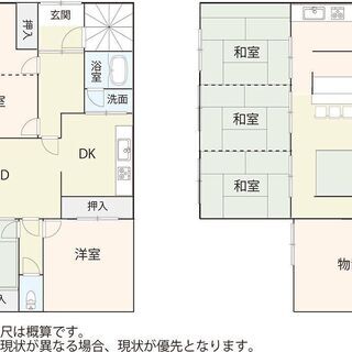 古民家移住【売家店舗付き】～店舗を改装して広いリビングやカフェにいかがですか？～500万円 - 上川郡