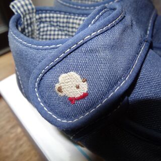 ファミリア☆彡デニムシューズ　サイズ１４㎝の画像