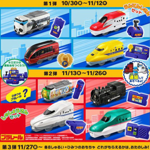 マクド　プラレール2020  コンプリートセット